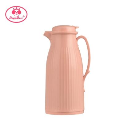 China Hot Selling 1000ml Arabic Teapot PORTABLE Plastic Body With Cup Maker Food Grade Material Thermos Insulated Water Bottle for sale