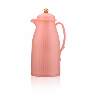 China PORTABLE unique best selling plastic thermos coffee pot insulated thermos jug vacuum coffee jug liner gold glass liner for sale