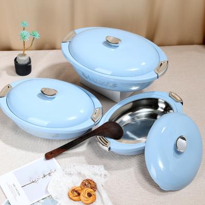 China Sustainable Stainless Steel Hot Pot Food Warmers for sale