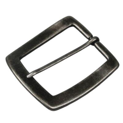 China Pin Buckle Pin Buckle 40MM Simple ZINC ALLOY Metal Belt Buckle Metal Belt Buckle Antique Finish for sale