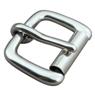 China Hot Selling Belt Buckle 25MM Belt Buckle Roller SOLID BRASS Buckle For Men Nickel Finish for sale