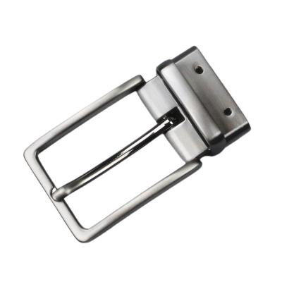 China Metal Reversible ZINC ALLOY Buckle Reversible Buckle 30MM Rotating Belt Buckle For Men for sale