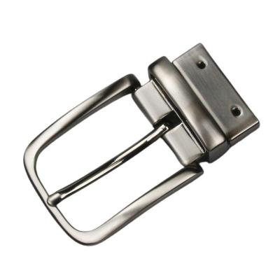 China Metal Reversible ZINC ALLOY Buckle Reversible Buckle 32MM Rotating Belt Buckle For Men for sale