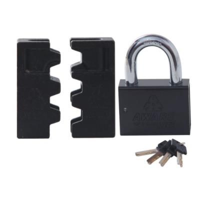 China Wide Application Steel Padlock With Black Painting for sale