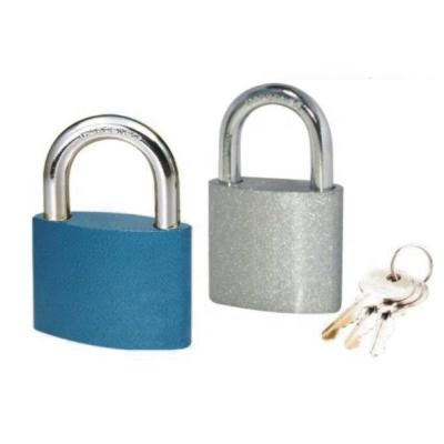 China Easy Installation Iron Oval Padlocks With Popular Color Painting Lock Door Lock for sale