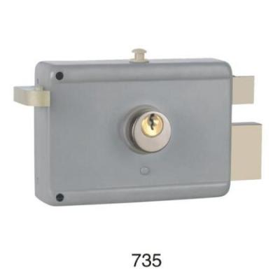 China Iron Loack Aluminum Case Bolt And Latch Rim Dead Lock 735 735 for sale