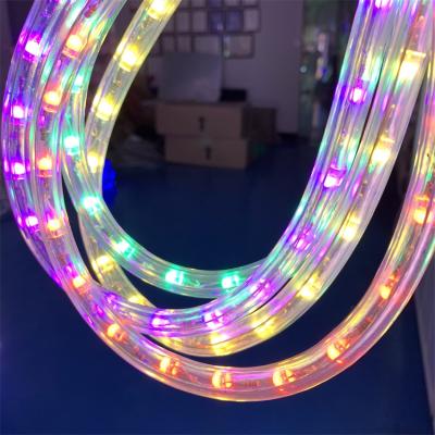 China Outdoor High Quality Christmas Decorative Color Changing Outdoor Led Flood Light Led Rope Light for sale