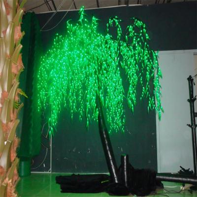 China Beautiful LED Environmental Artificial PVC Tree Light Holiday Time Christmas Willow Light for sale