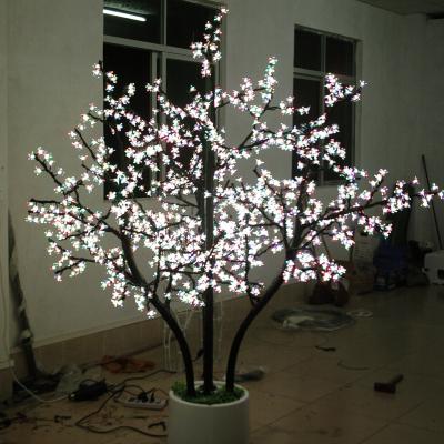 China Environmental PVC Holiday Cherry Blossom Light Christmas Led Tree Light for sale