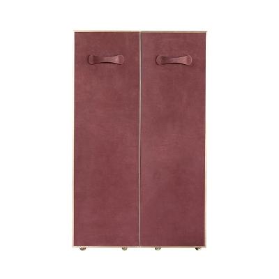 China Modern Luxury High Quality Modern Style Three Doors Bedroom Wardrobe Solid Wood Wardrobe With Drawers for sale