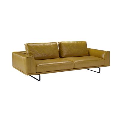 China Artistic Italy design designer Italian style velvet modern luxury leather sofa of light luxury style modern design European living room sofa for sale