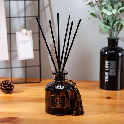 China Eco - Friendly Recyclable Empty Hot Spun Glass Tubular Aromatherapy Diffuser Glass Perfume Bottle for sale