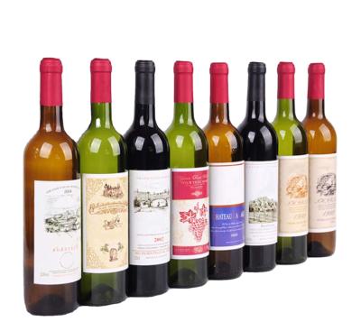 China The cup body is the transparent and durable goods using the low price Mini Glass Red Wine Bottle for sale