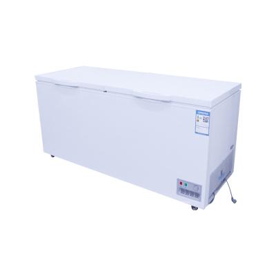 China Excellent Quality Single-temperature Ice Cream Freezer Horizontal Design Double Door Open Top Freezer for sale