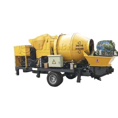 China Construction material stores electric concrete mixer pump/concrete pumping machine and concrete mixer pump for sale