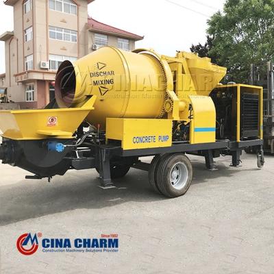 China Building Material Shops Hot Selling High Strength Concrete Mixer Diesel Pump for sale