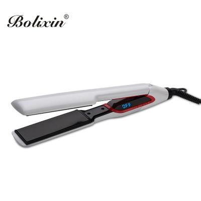 China Custom Logo RV Digital Display Screen Flat Iron Hair Straightener for sale