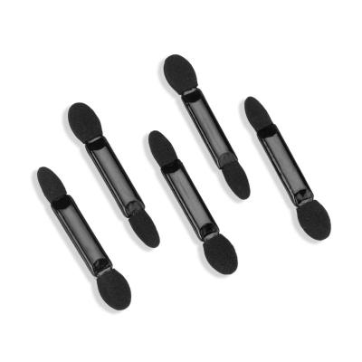 China Makeup Tool 5.5cm Disposable Double Head Eyeshadow Clean With Black Cosmetic Brush. for sale