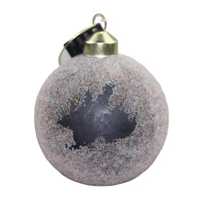 China 2022 Christamas Home Decoration Customized Glass Round Ball Christmas Decoration Item From Chinese Supplier for sale