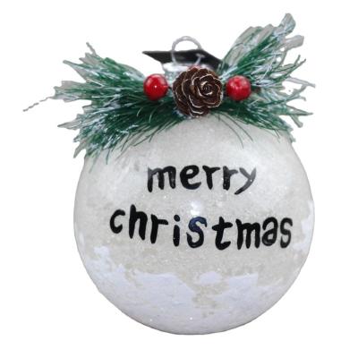 China Christamas Home Decoration 2022 Hot Sale Glass Ornament Christmas Design Decoration for sale