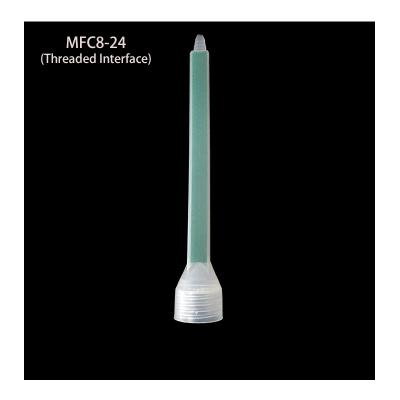 China MFC8-24 Hotels Threaded Mixer Two Square Static Adhesives Adhesive Mixer AB Interface Shape Static Mixer for sale