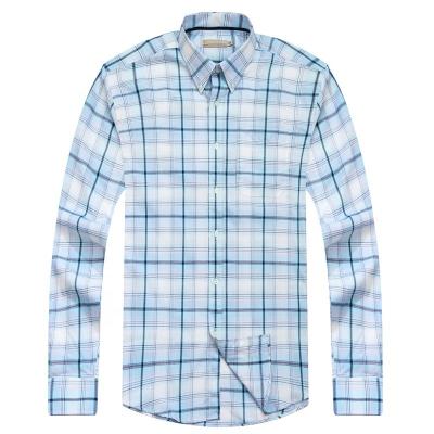 China Breathable Fancy Long Sleeve Plaid Shirts for sale