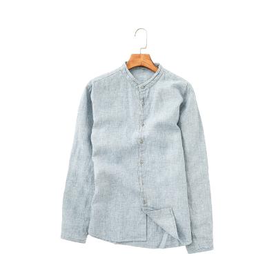 China New Style Men's Canvas Shirts Breathable Casual Shirts Wholesale for sale