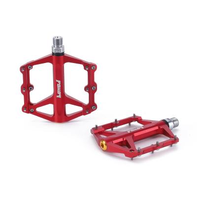 China Custom Color Anti-Skid And Logo Aluminum Alloy Bicycle Metal Pedals For Mountain Bike for sale