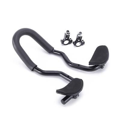 China BMX Black Aluminum Alloy Bicycle Rest Handlebar Mountain Bike Handlebar for sale