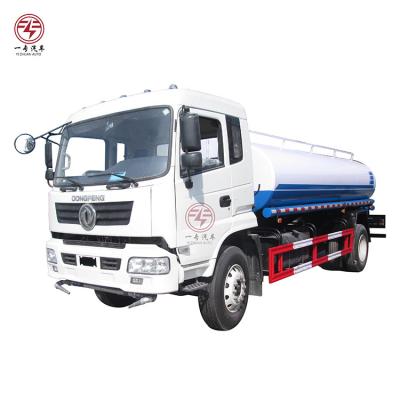 China Dongfeng 4x2 14000L 3000gallon carbon steel water transport truck with 210hp engine for sale