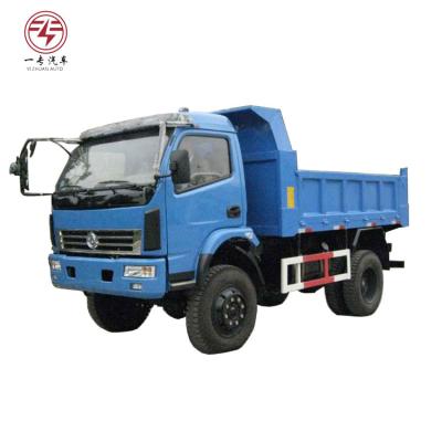 China Hot Sale Dongfeng Tipper Duolika 4x4 Off-Road Garbage Dump Truck For Sale < 4L for sale