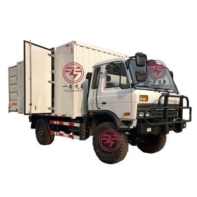 China New China 4x4 offroad truck l mini cargo box truck with anti-roll bar for sale 6800x2460x3150(mm) for sale