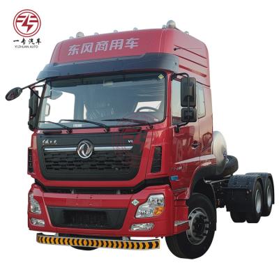 China China 6x4 Dongfeng 460hp 40 Ton Towing Capacity LNG CNG Tractor Truck Head For Sale 7460x2550x3890mm for sale