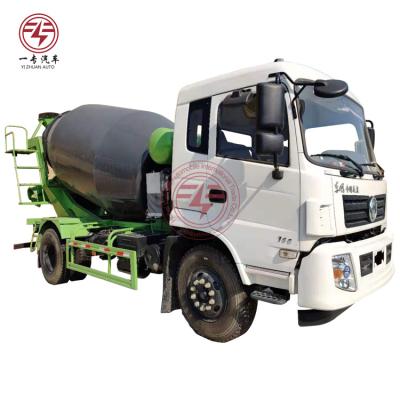 China Mobile Construction Material Stores 4x2 Dongfeng 3CBM 160hp Self Loading Concrete Mixer Truck for sale