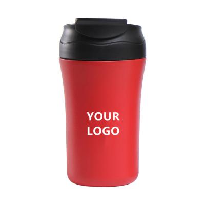 China Travel Viable Coffee Mugs With Straw Stainless Steel 304 Coffee Cup With Logo Custom Coffee Cup for sale