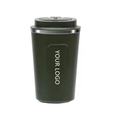 China Sustainable Travel Coffee Mug 304 Stainless Steel Coffee Mugs With Custom Logo for sale