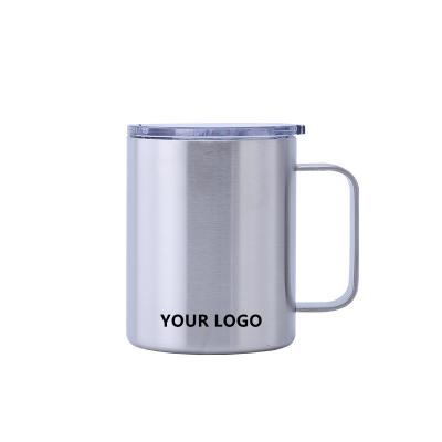 China Viable Coffee Mug With Handle Stainless Steel Coffee Mugs With Logo Custom Insulated Coffee Cup for sale