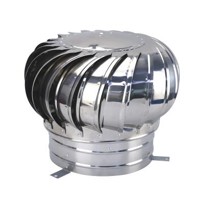 China Industrial unpowered stainless steel turbine air wind blower non power industrial roof top ventilation exhaust fan for sale