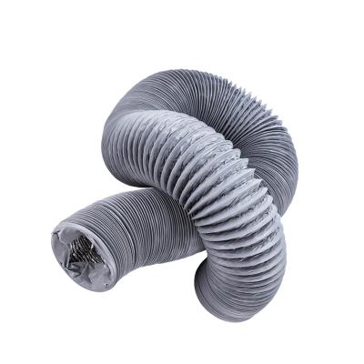 China High End Factory Custom 1m Air Ventilation Flexible/Double Layer Aluminum Foil Flexible Air Duct PVC Double Layer Flexible Hose for sale