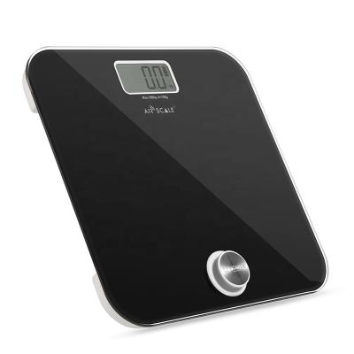 China Durable Tempered Glass 180kg Electronic Balance Scale Weighing Body Weight Digital Measure Bathroom Scale for sale