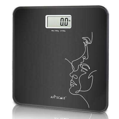 China 180kg Battery Auto Zero Adjustment Minimalist Digital Electronic Scale With LCD Display for sale