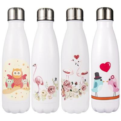 China 3D printing small double wall stainless steel metal water bottle PORTABLE vacuum insulated flask for sale