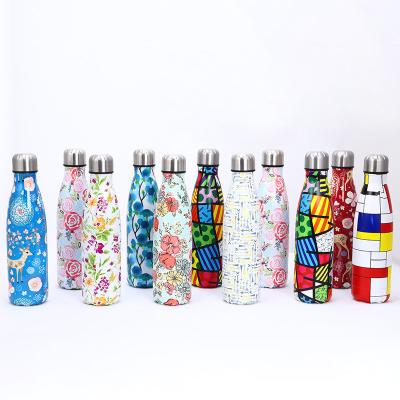 China Various Promotional Items Small Large Capacity PORTABLE Vacuum Stainless Steel Pattern Mouth Printing Irregular Printing for sale