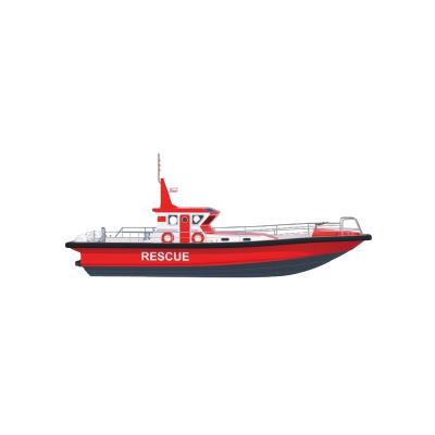 China Open Type 18m Marine High Speed ​​Lifeboat Made In China for sale