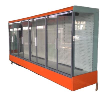 China Commercial Single-temperature Door Glass Upright Display Fridge For Supermarket for sale