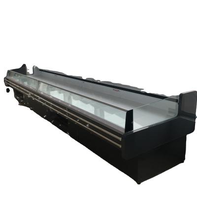 China Single-Temperature Fresh Meat Open Top Display Fresh Fish Display Chiller For Supermarket Butcher Shop And for sale