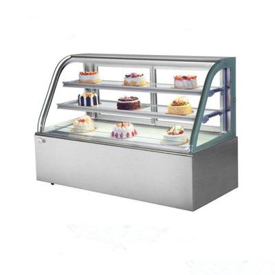 China Single-Temperature Cooler Making Cake Refrigerator Dessert Display Showcase For Bakery Shop for sale