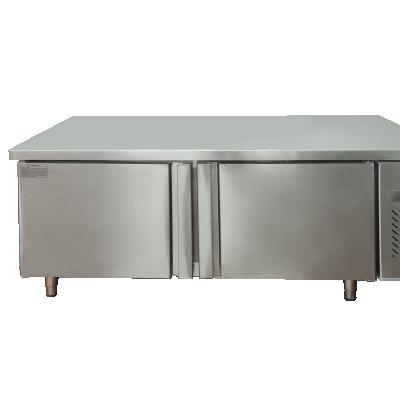 China Single-Temperature Manufacturing Stainless Steel Counter Top Freezer Under Table Freezer Deep Freezer For Restaurant for sale