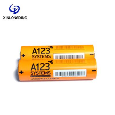 China Toys 32113 Cylindrical Lithium Ion Phosphate Battery A123 4000mAh LFP Li-ion LifePo4 Cell Long Cycle Life Rechargeable for sale