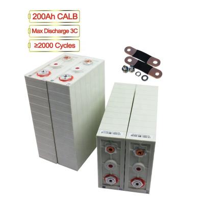 China Machine- The Prismatic Deep Cycle 3c Calb 3.2v 200ah Lifepo4 Battery Cell for sale